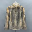 Mens fox fur collar fur coat  (2)