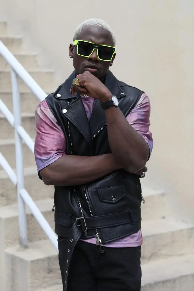 Mens motorcycle-style vest (2)