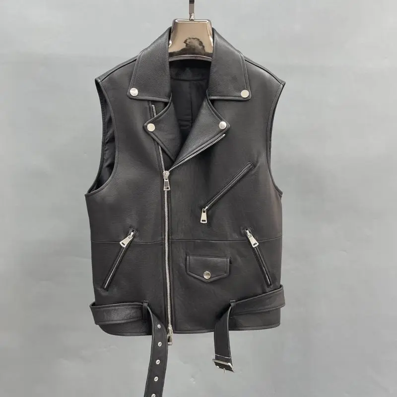 Mens motorcycle-style vest (2)