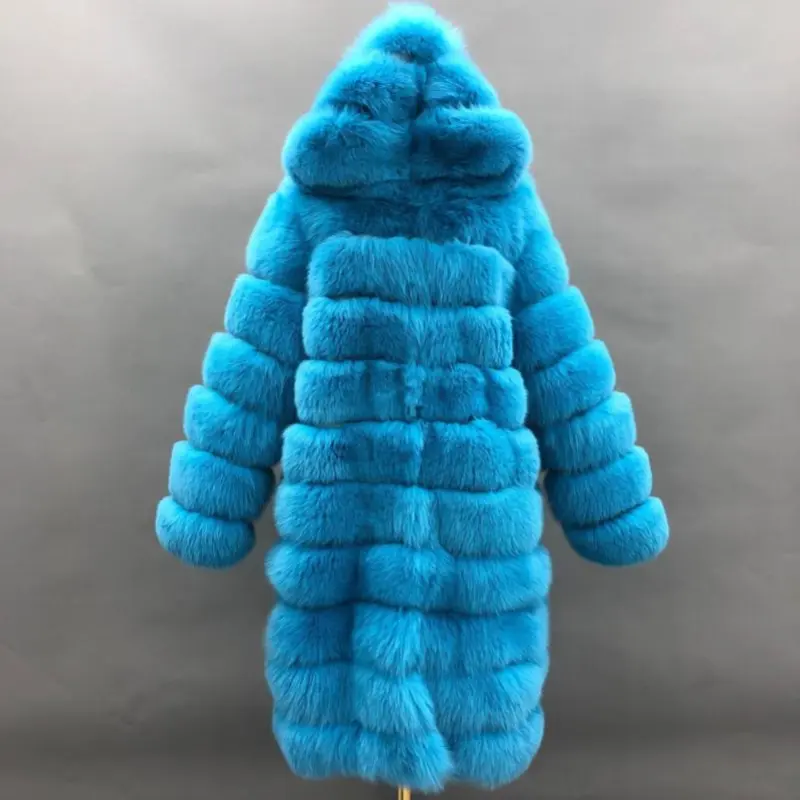 100cm Hooded Fox Coat 10-sections (6)