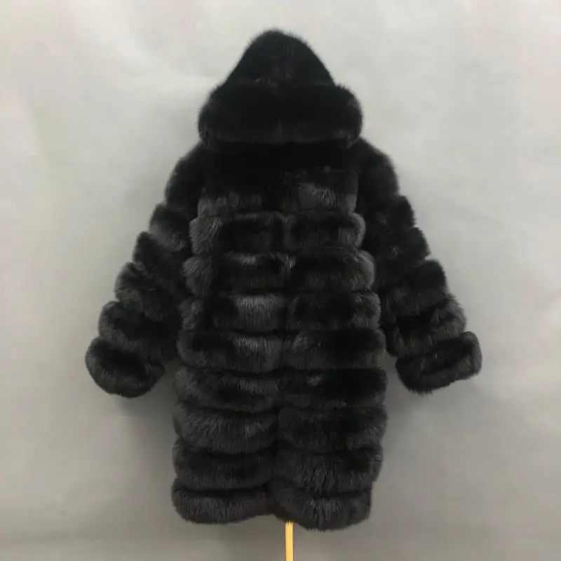 100cm Hooded Fox Coat 10-sections (4)