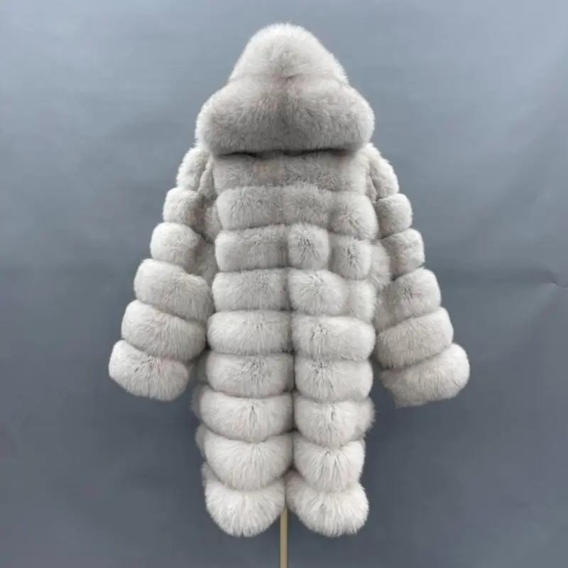 100cm Hooded Fox Coat 10-sections (12)