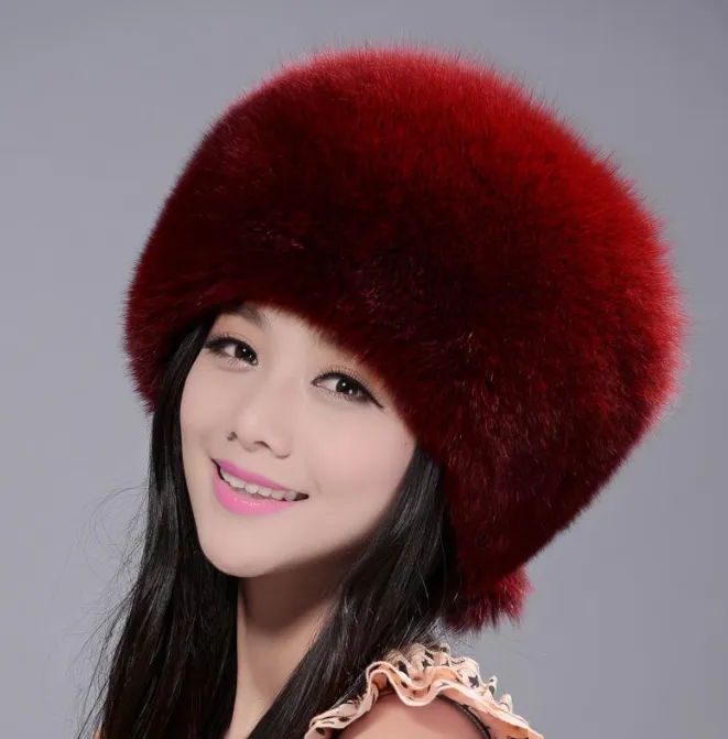 Russian-style Tail Hat with Fox Fur (3)