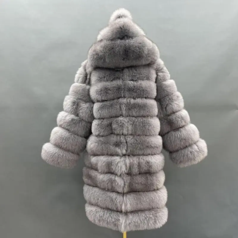 100cm Hooded Fox Coat 10-sections (8)