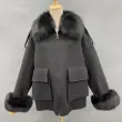 Utility-style Coat with Large Pockets and Collar (for Women) (8)