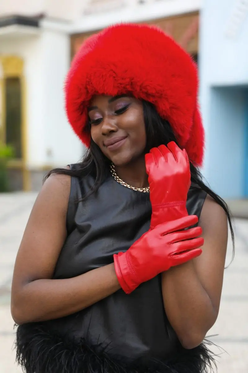 Leather Gloves (without fur) (2)