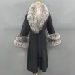 Large Skirt Hem Double-Sided Wool with Two-section Fur Cuffs (19)