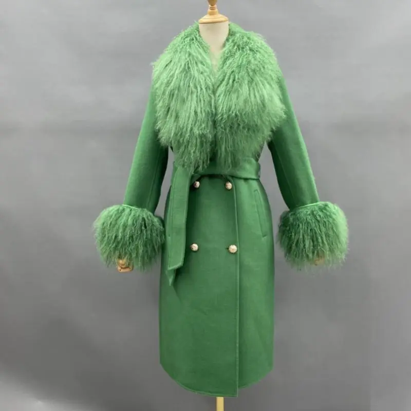 Shearling Mandarin Collar Double-faced Wool (14)