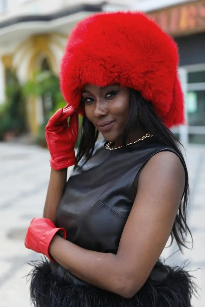 Russian-style Tail Hat with Fox Fur (5)