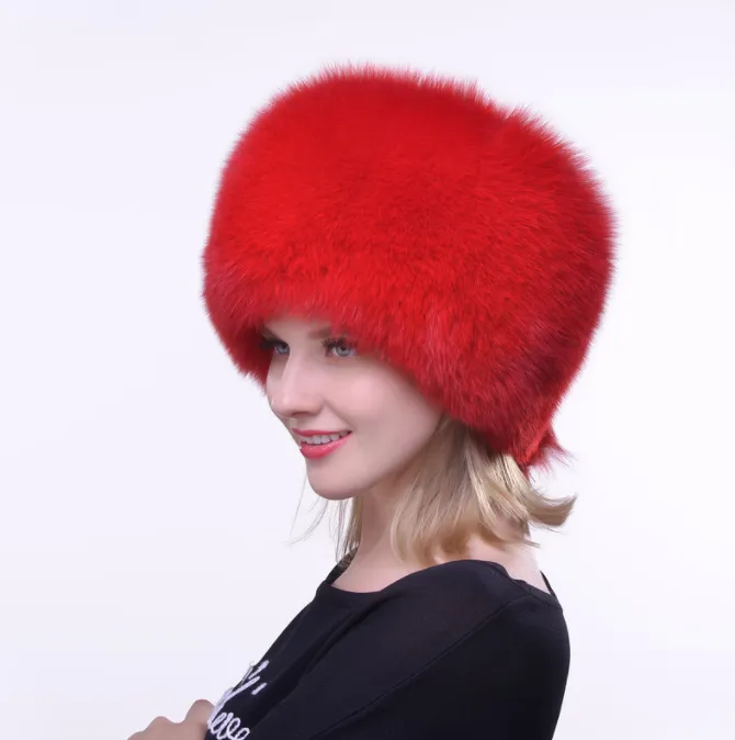 Russian-style Tail Hat with Fox Fur (1)