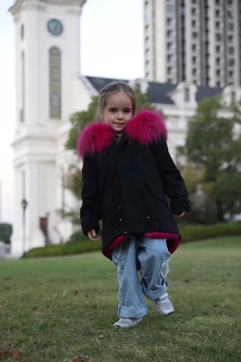 Kid's Windproof and Warm Trendy Parka M2