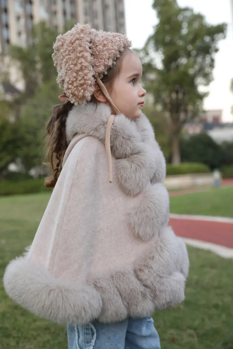 Children's Rabbit Ears Lace-Up Hat m2