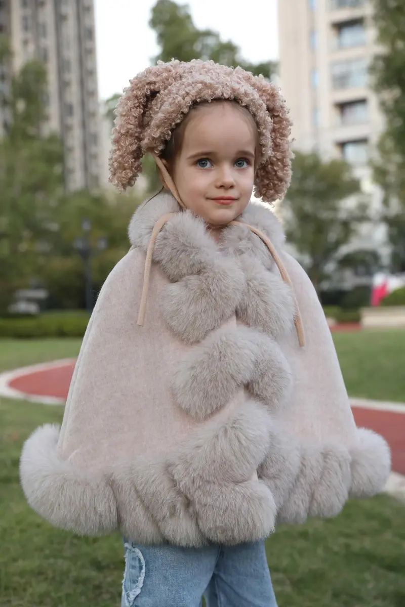 Children's Rabbit Ears Lace-Up Hat