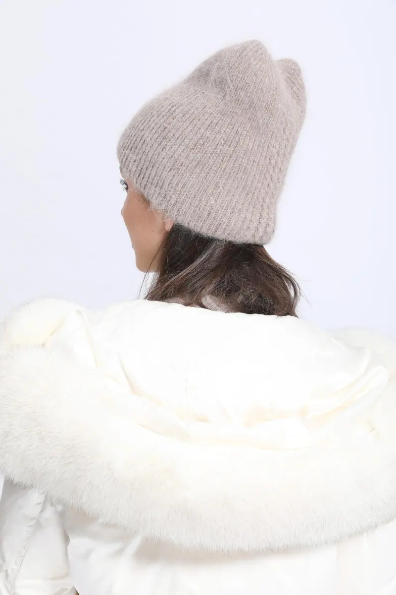Cat Ears Double Layer Rabbit Fluffy Hat m3