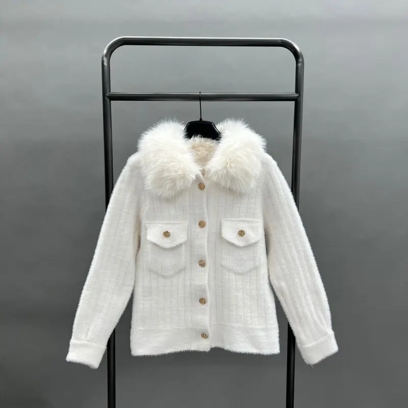Knitted Hooded Pullover Sweatshirt Women's Trendy Sweater44444444415