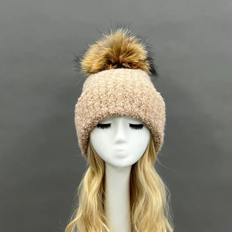 Women's Looped Fur Casual Hat27