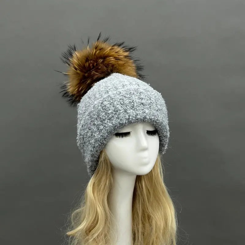 Women's Looped Fur Casual Hat33