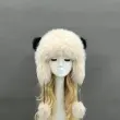 Eco-Friendly Fur Ball Panda and Raccoon Cute Hat9