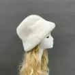 Women's Eco-Friendly Fur Bucket Hat for Casual and Warm 21