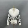 Shawl Lapel Short Mink-Blended  Fur Women's Fashion Fur Jacket (20)