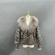 Shawl Lapel Short Mink-Blended  Fur Women's Fashion Fur Jacket (11)