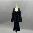 Women's Casual Versatile Spring:Autumn Belted Cardigan Long Skirt Innerwear Set22