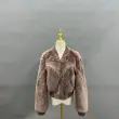 Ecofriendly Fur Jacket for Women Fashion Fringe Fake Fur Baseball Jacket (1)
