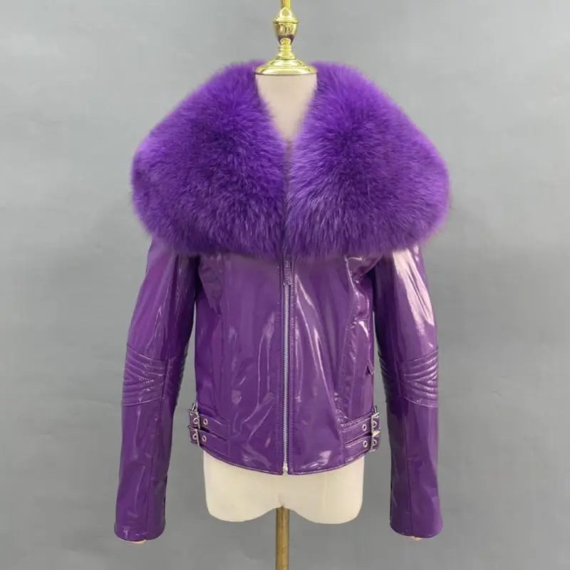 fox fur JFB6-22013 purple