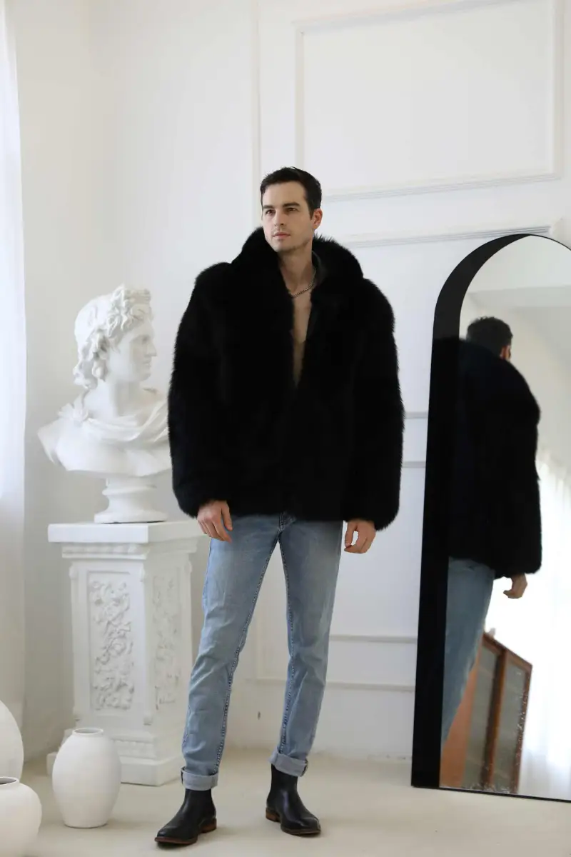 Whole belt hat fox coat-(1)