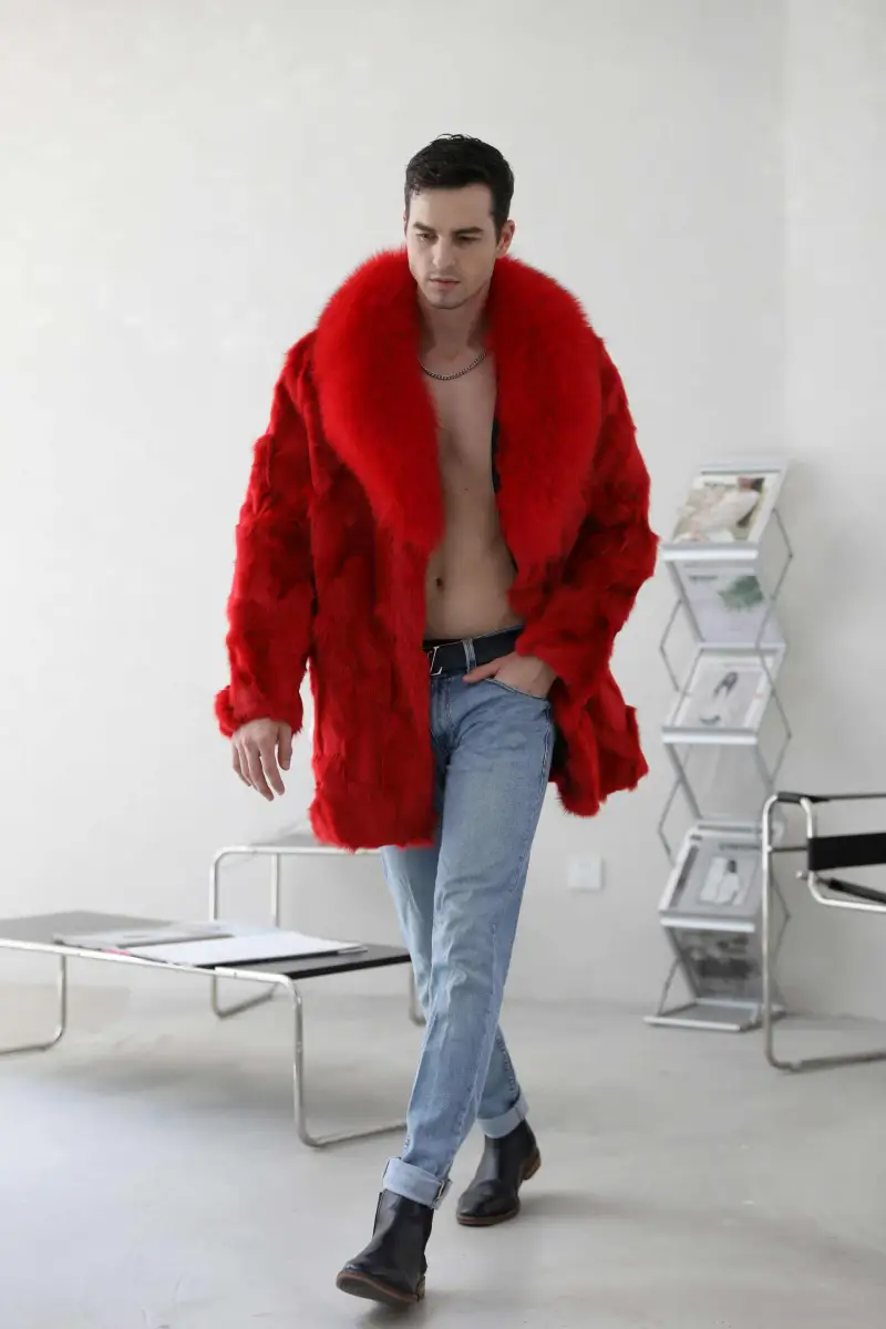 Fox coat red long-(12)