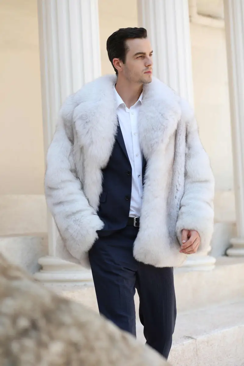 Fox lapel jacket-(30)