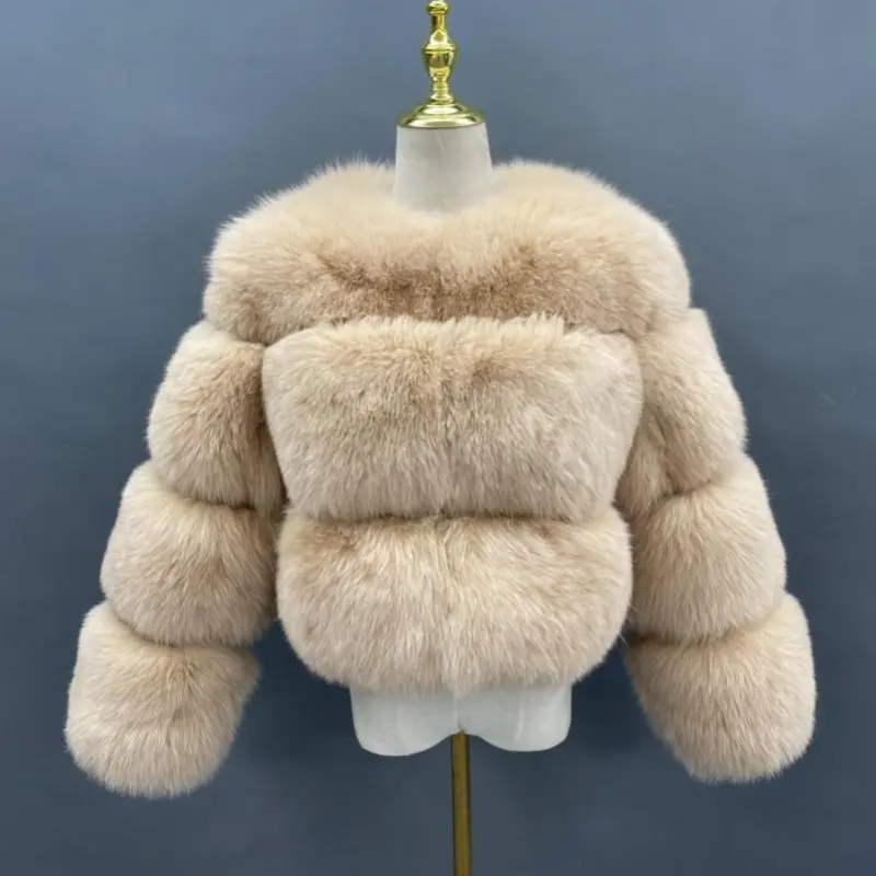 fox fur JFB1-22030 beige