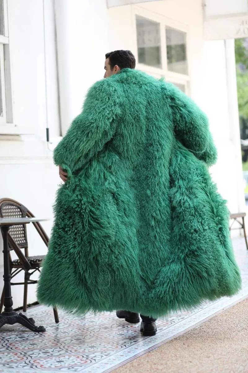 Beach Wool Long Coat-(66)