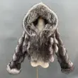 fox fur JFB1-21151 silver fox