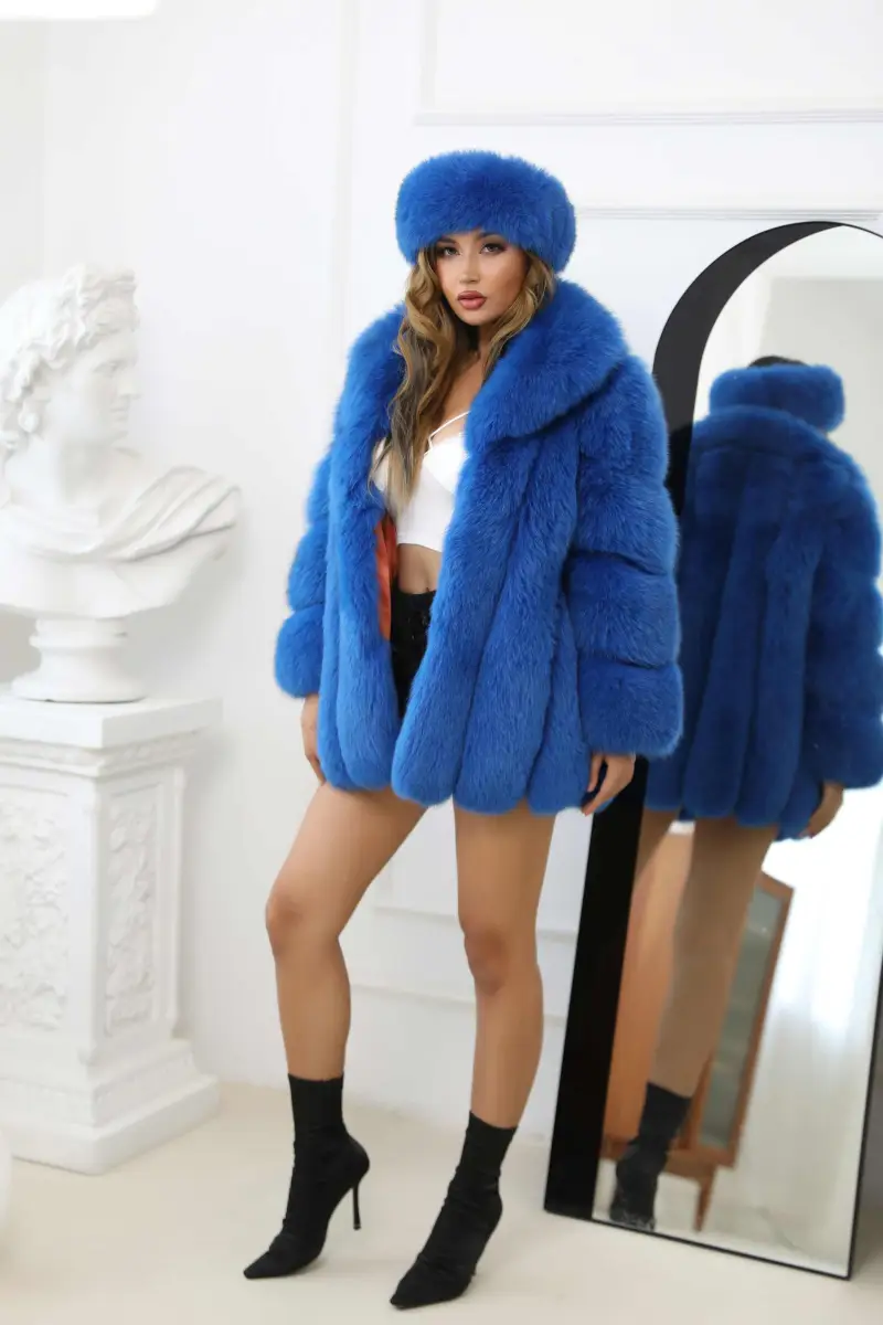 Coat and hat matching style-(10)