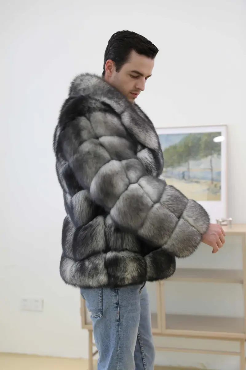 White fox two-tone coat-(27)