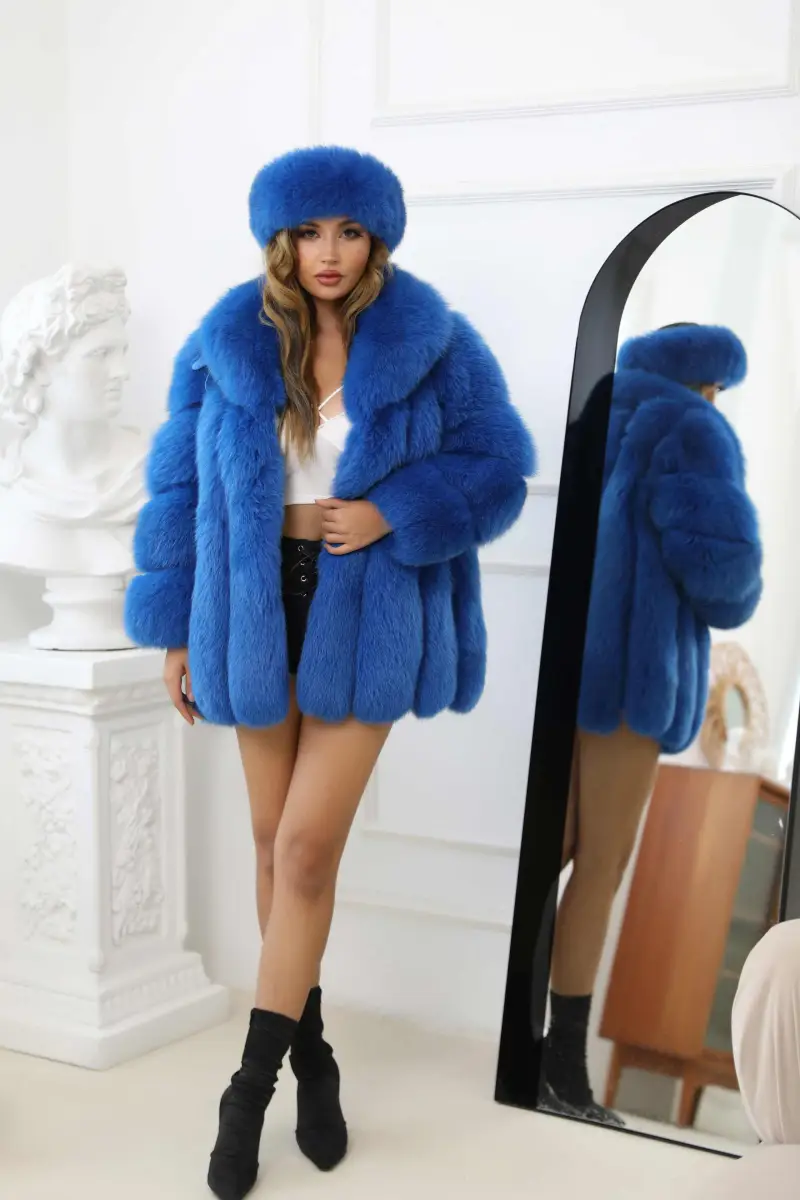 Coat and hat matching style-(1)