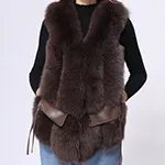 fox fur JFC1-21010 brown