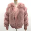 fox fur JFB1-21025 pink