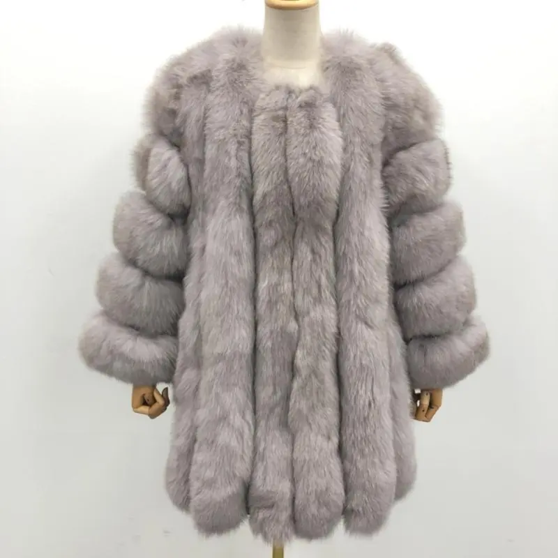 fox fur JFB1-21061 grey