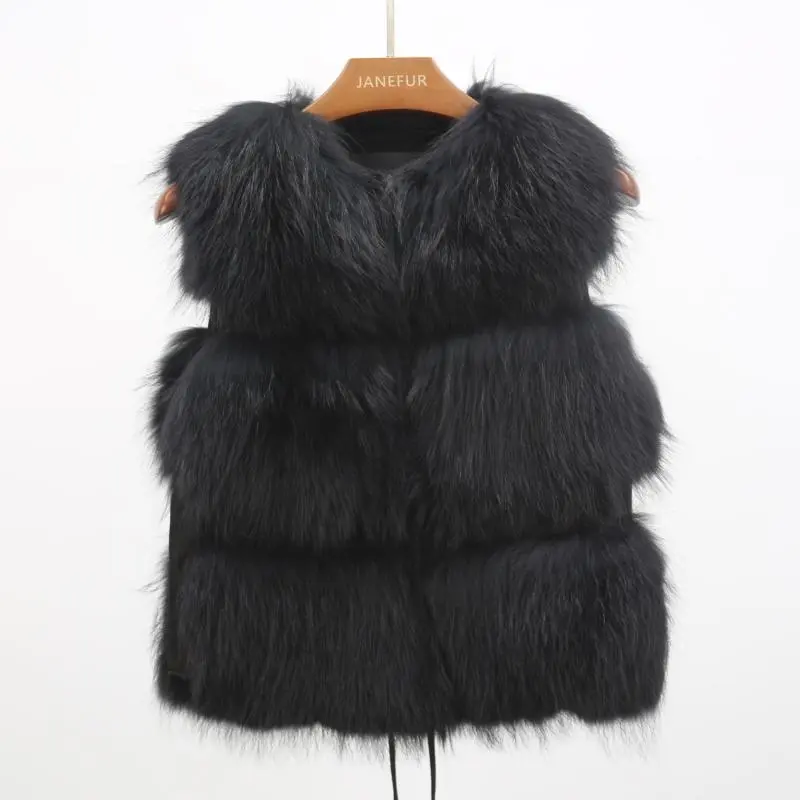 raccoon fur JFC2-21001 black