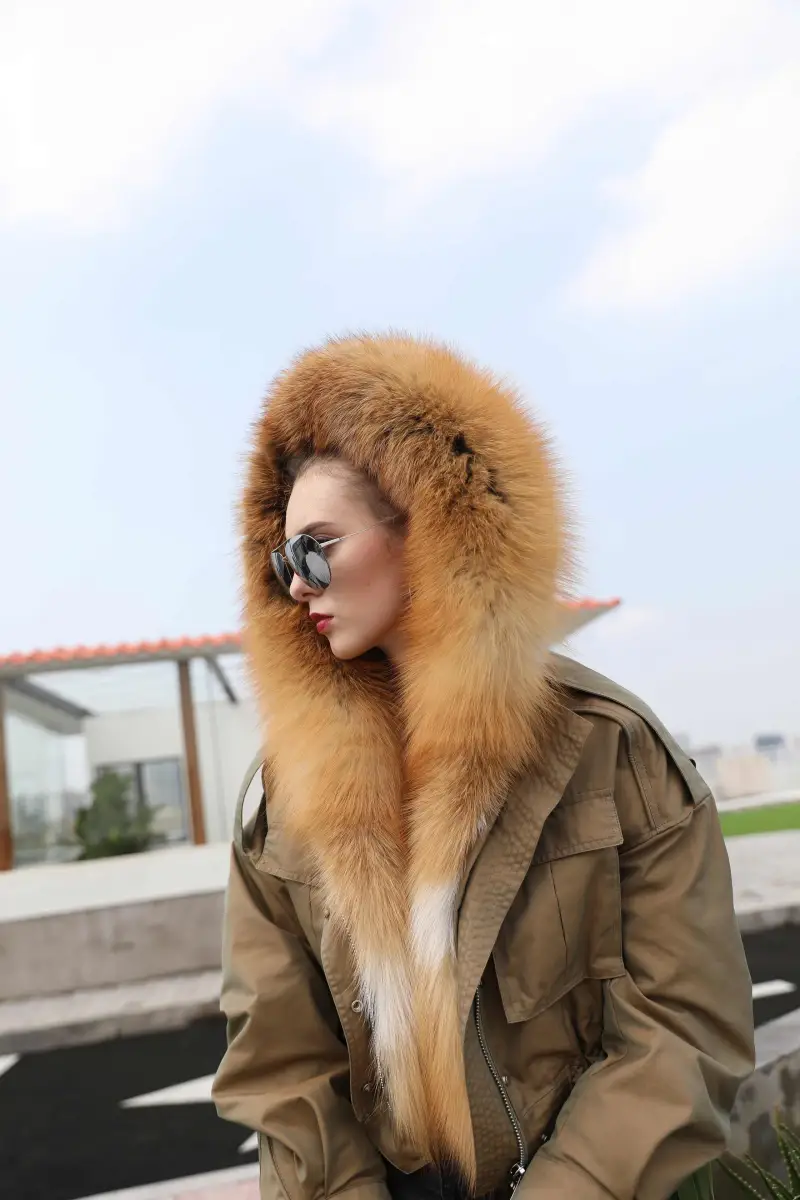 Women's short parka 4