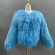 Blue beach wool