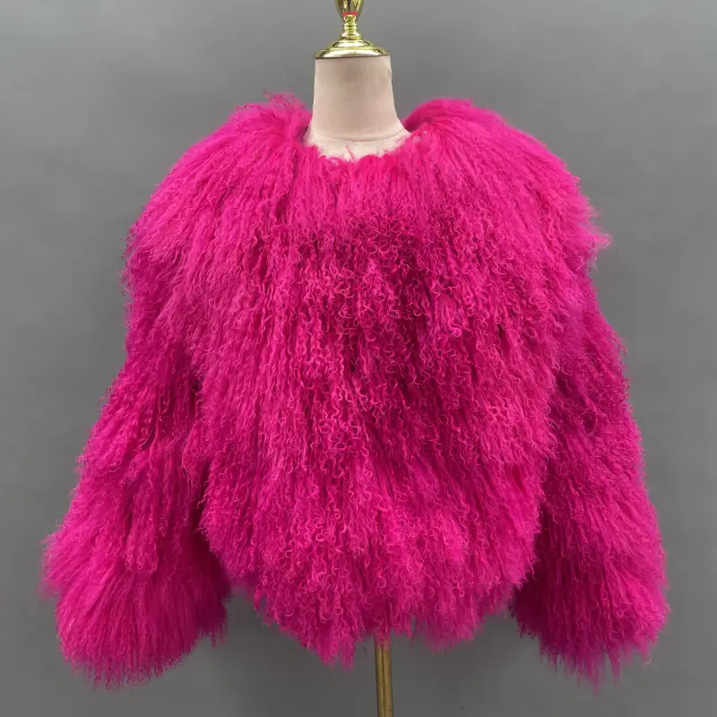 hot pink beach wool