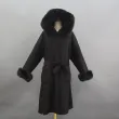 Long Length Hooded Double-faced Wool Coat