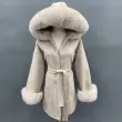 Short Length Hooded Double-faced Wool Coat