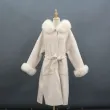 Long Length Hooded Double-faced Wool Coat