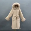 Long Length Hooded Double-faced Wool Coat