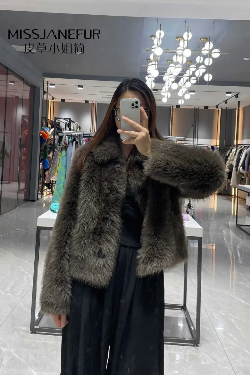 Missjanefur Factory Wholesale New Faux Fur Tops as Clothing