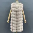 High quality warm sleeveless long women's vestColor:Beige
